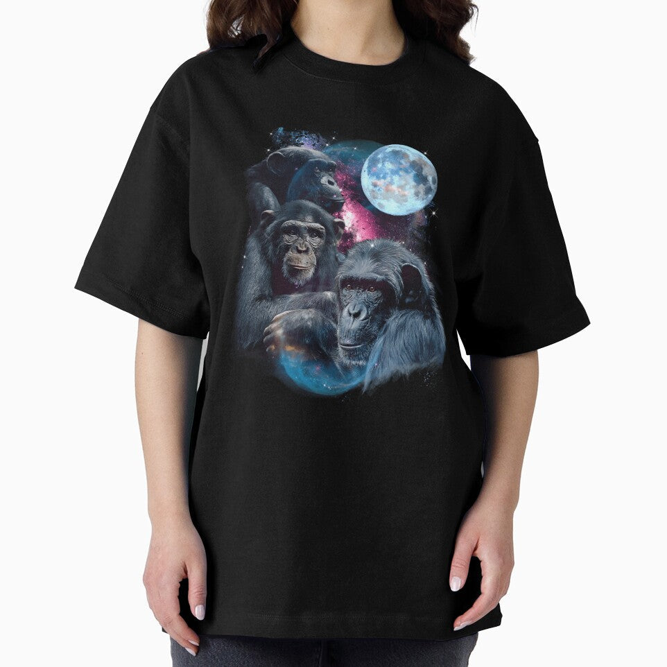 3 Moon Chimpanzee Monkey Chimp Ape Animal Novelty by neyvrvdpez49