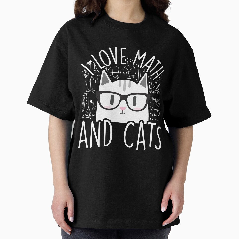 I Love Math And Cats Kitty Cat Algebra Calculus Gift by TheTimmer
