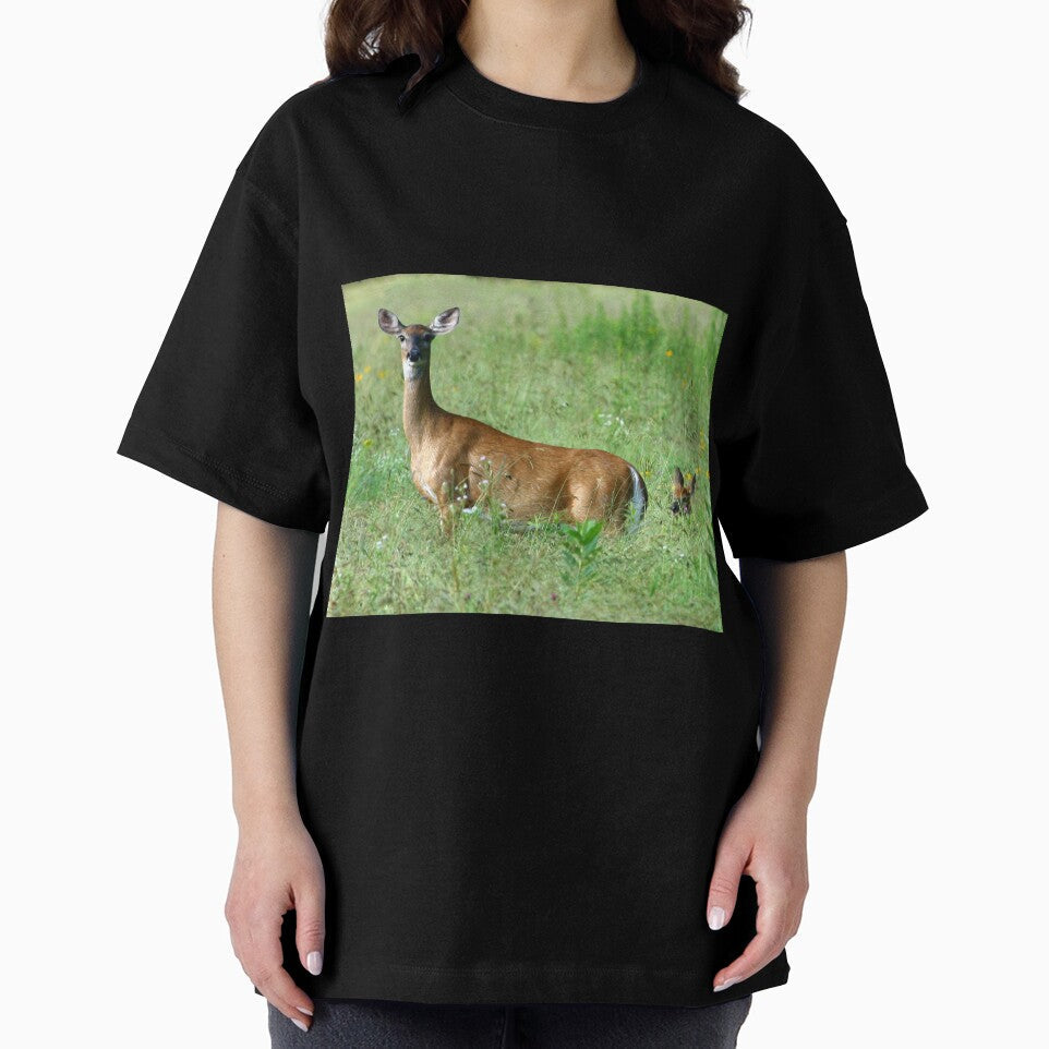 Doe in the field by Enola Gay Wagner