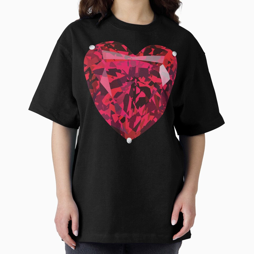 Heart Cut Ruby by Nicki Licking