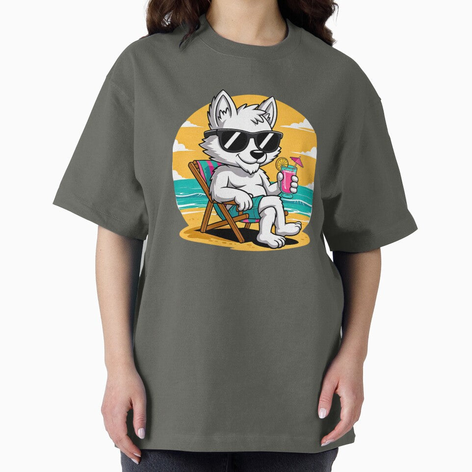 White Wolf with Cocktail by VibrArtco