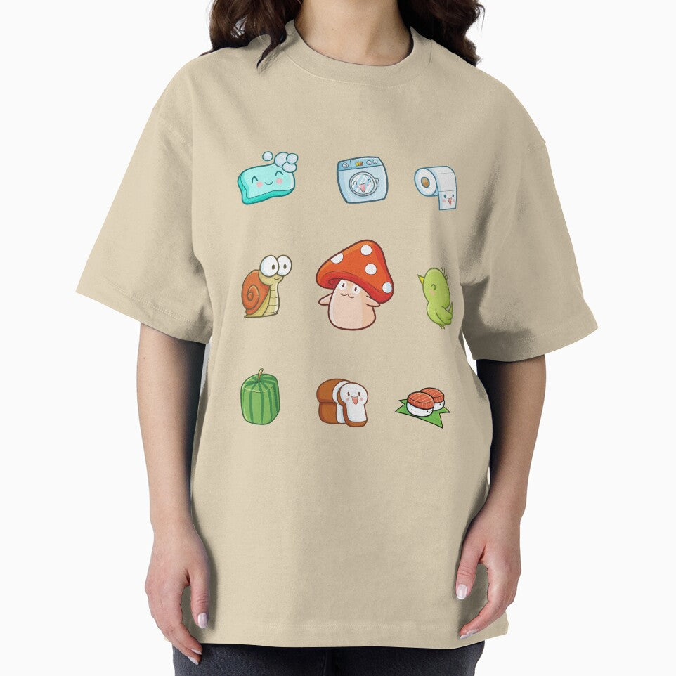 Kawaii mushroom, snail, bird, bread, sushi, watermelon, soap, laundry and toilet paper by MagicStrawberry