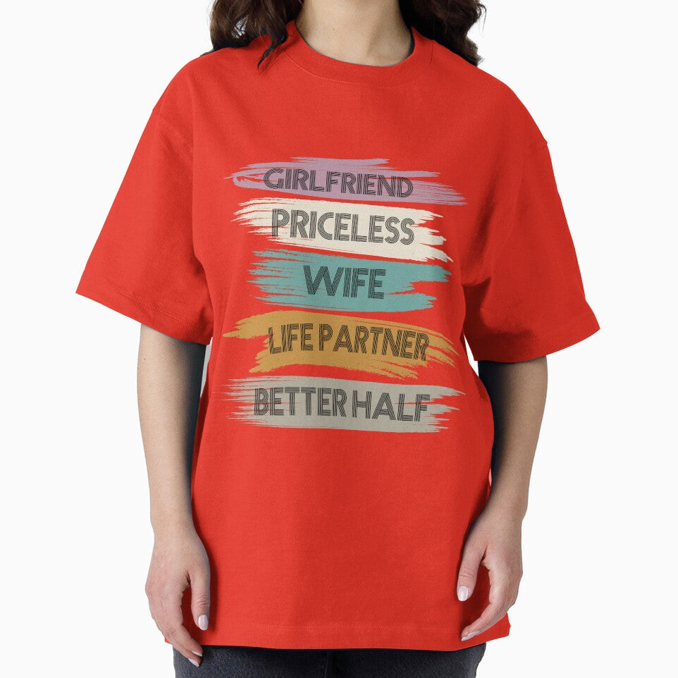 Girlfriend Priceless Wife Life Partner Better Half by RED FIR