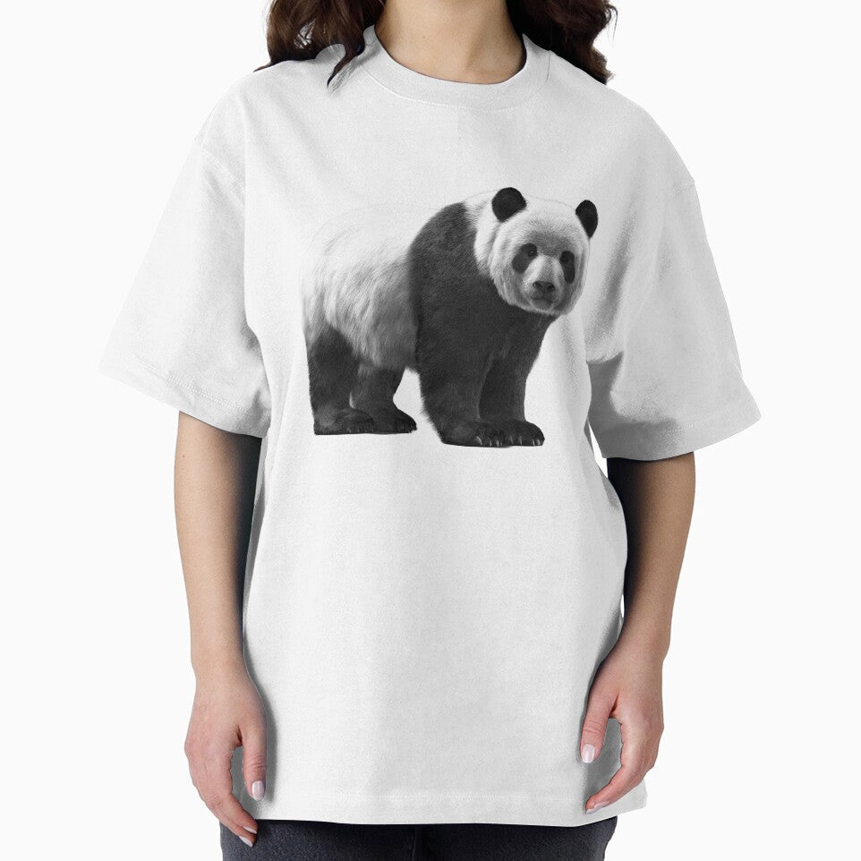 Giant Panda – Black & White Wildlife Portrait by Massimo Righi
