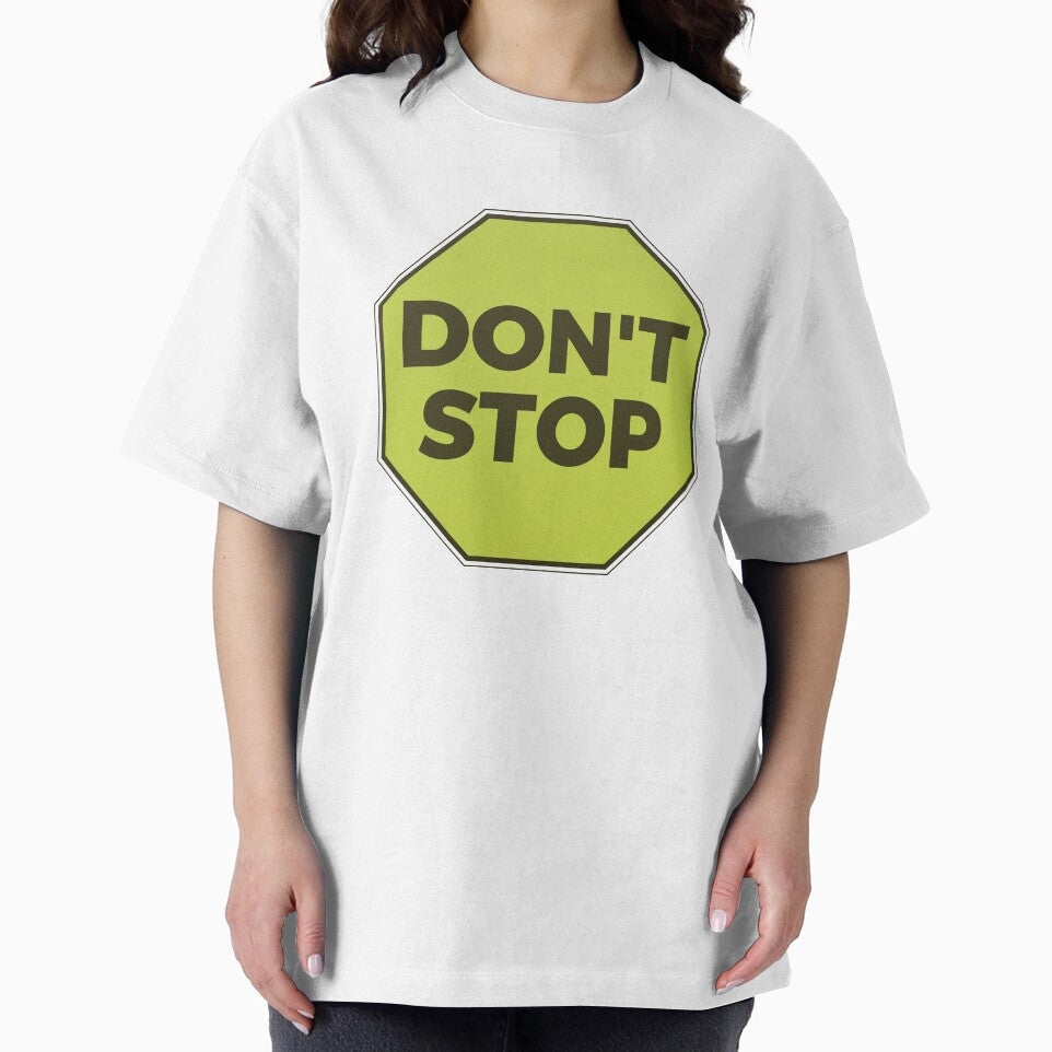 Don't Stop Motivational Quote Typography by JaaGo PopLab