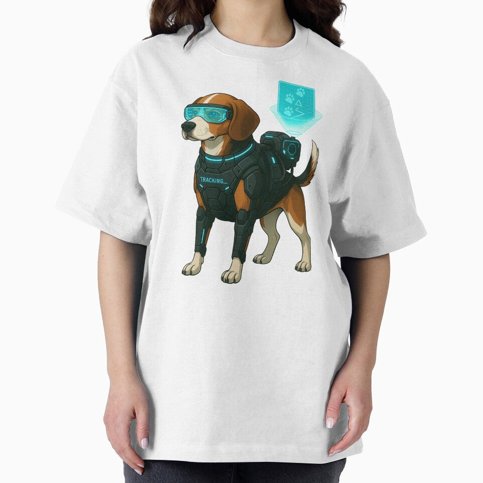Cyberpunk Tracking Dog - Beagle by Patternicity