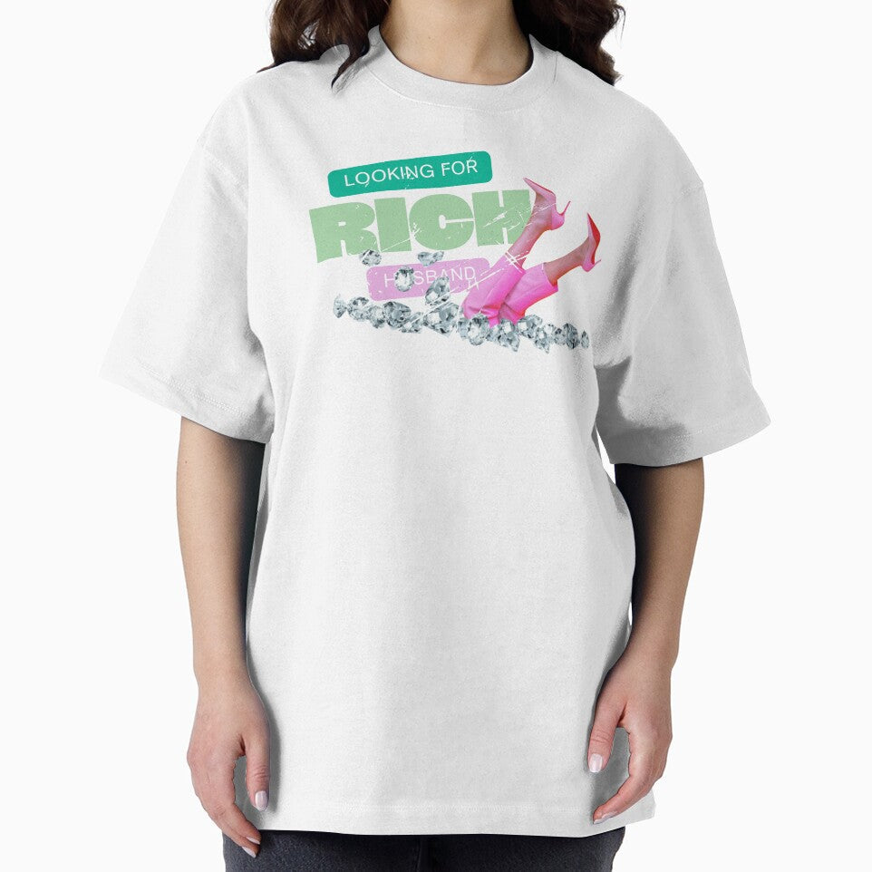 In Search Of Rich Husband - Funny Vacation Tshirts by karolina lindy