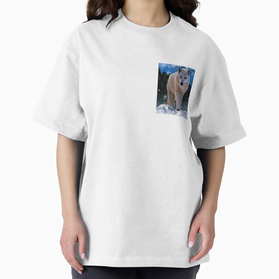 Beauty White Wolf Design by NoxLand