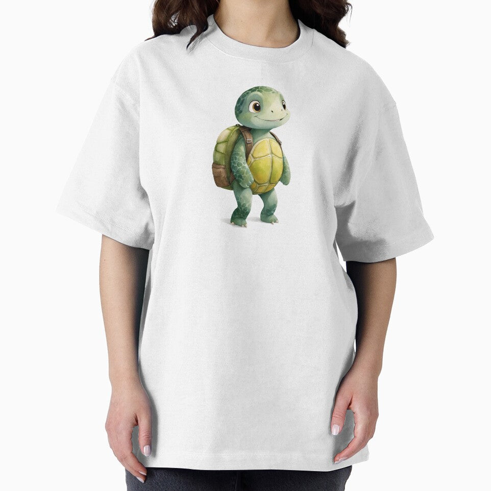 Whimsical Watercolor Turtle Character by Victoria Riabov