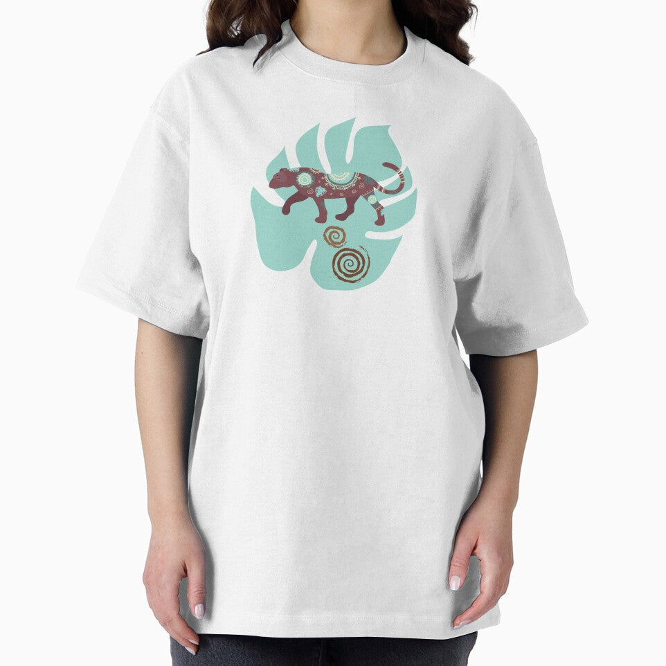 Boho Panther Leaf by HappyLifeCreate