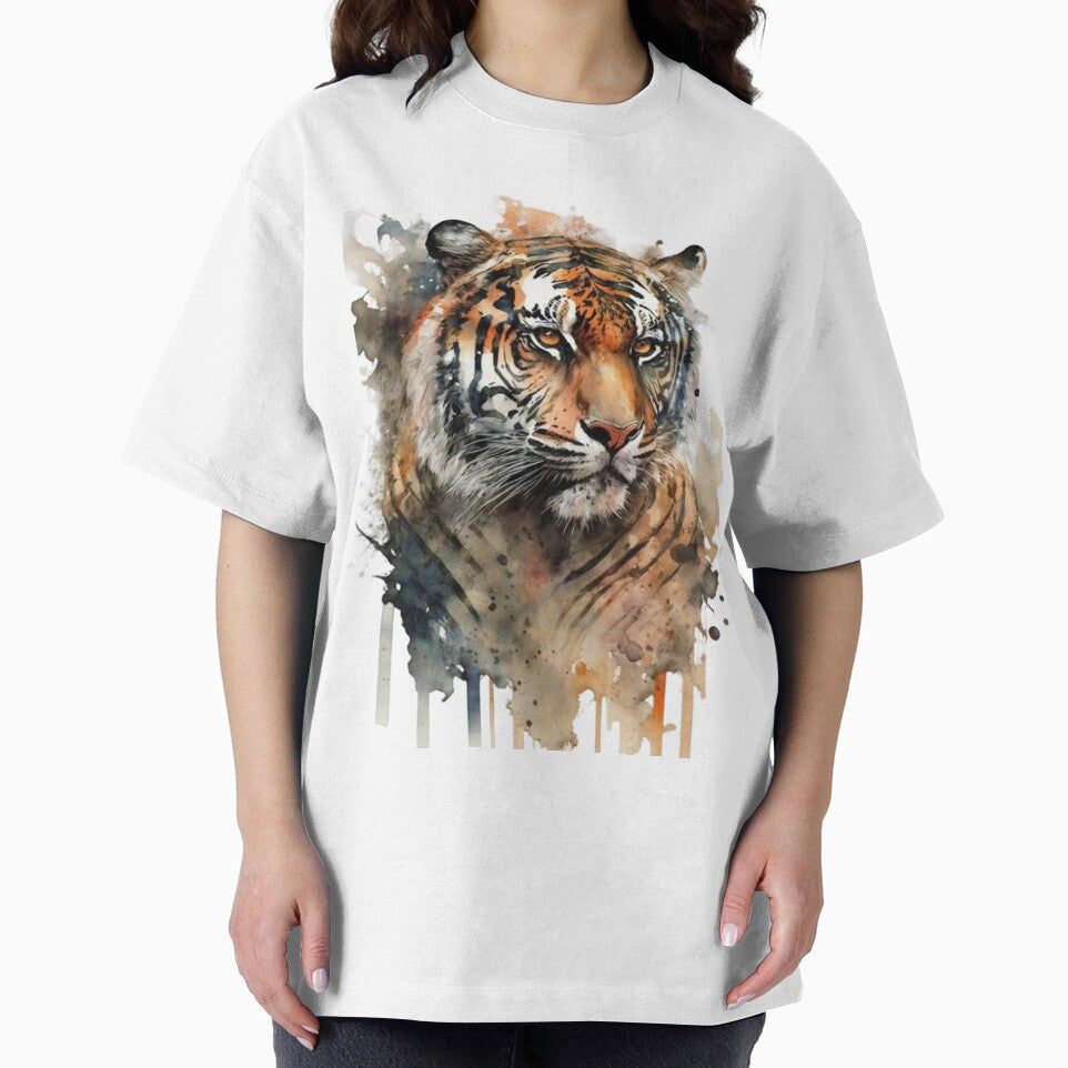 Crowned Majesty: Captivating Bengal Tiger Portrait by WildSpiritPaint