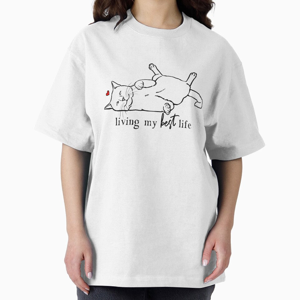 Living My Best Life Cat by Furkid Studio