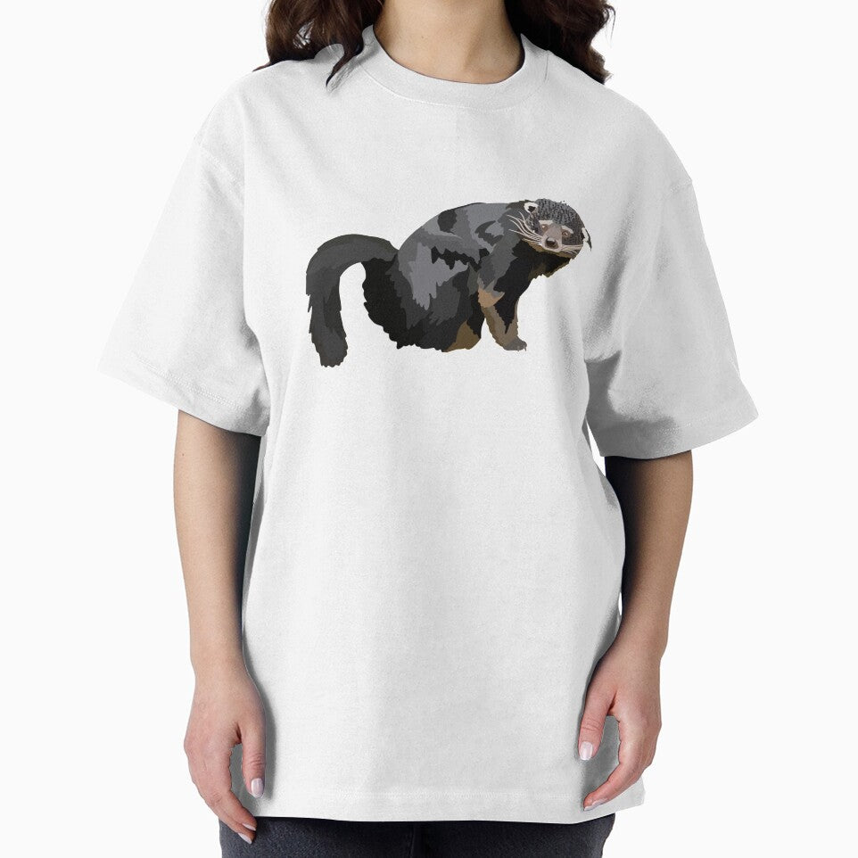 B is for Binturong,Binturong Illustration – Curious and Unique Southeast Asian Mammal Artwork by PrettylittlepastelUk