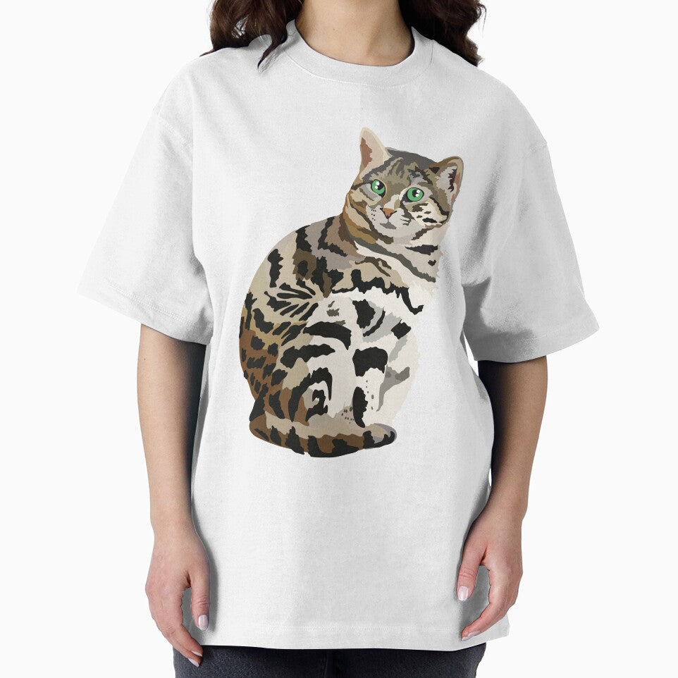 B is for Black Footed Cat,Spotted Necked Otter – Playful African Freshwater Mammal Illustration by PrettylittlepastelUk