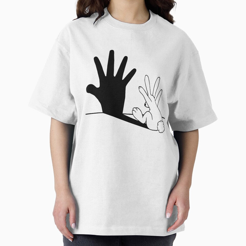 Rabbit Hand Shadow by mobiiart