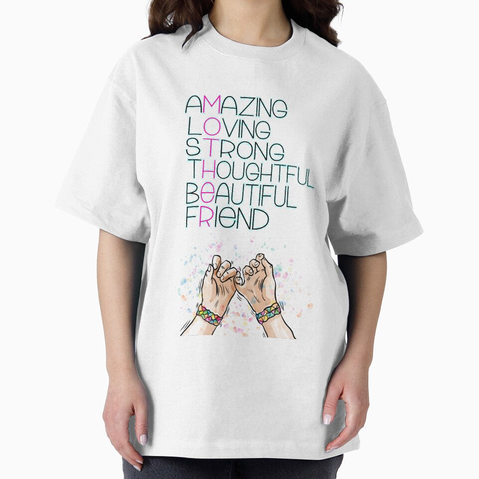 AMAZING, lOVING,Strong, thoughtful, beautiful,friend Inspirational Quote design by creativeideaz