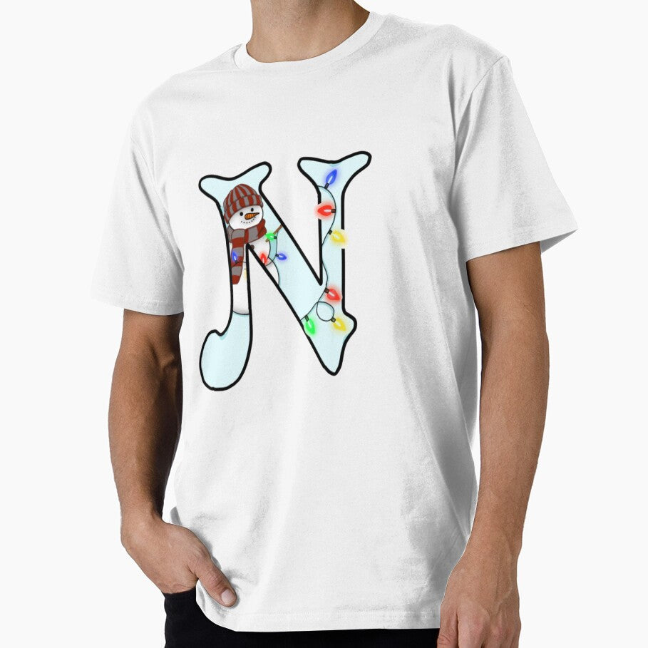 Holiday themed letter N by Artistkhg