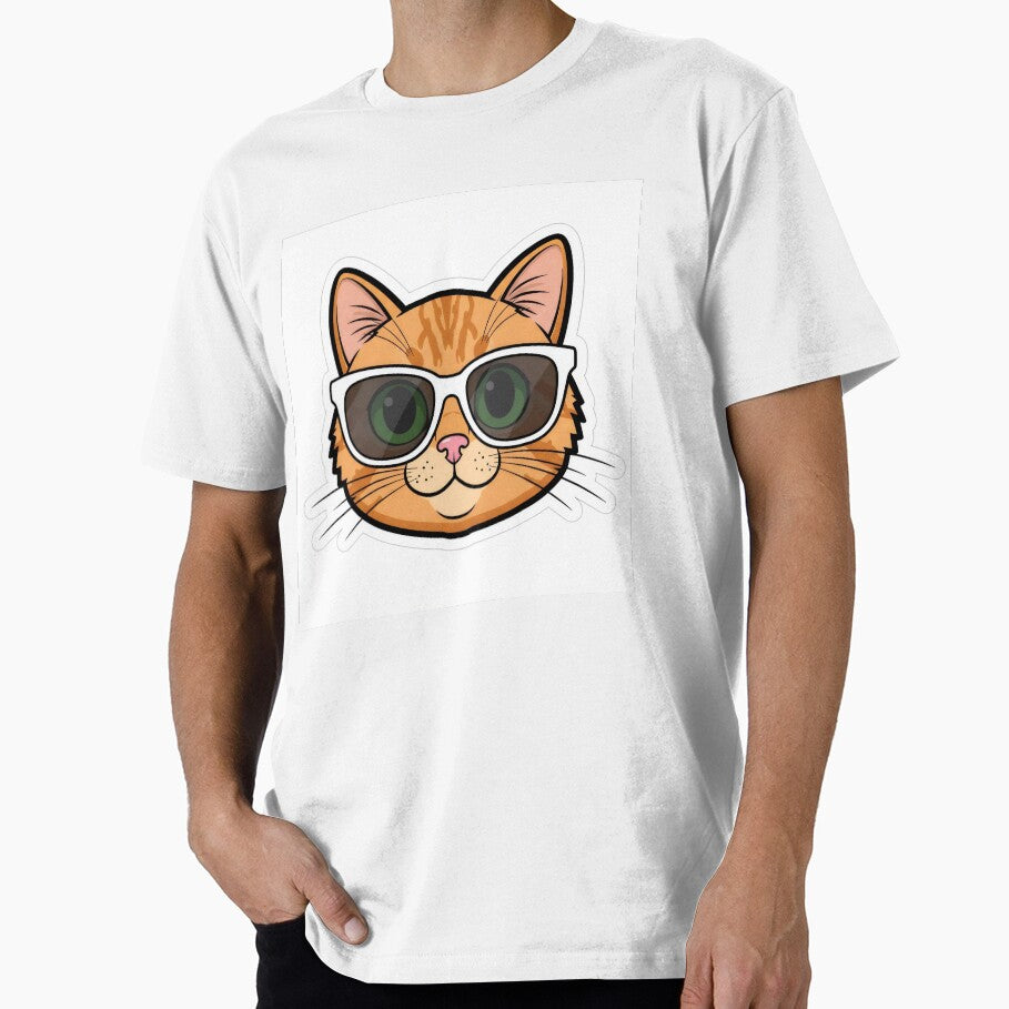 Funny Cool Cat With Sunglasses Sticker by NexoraHub