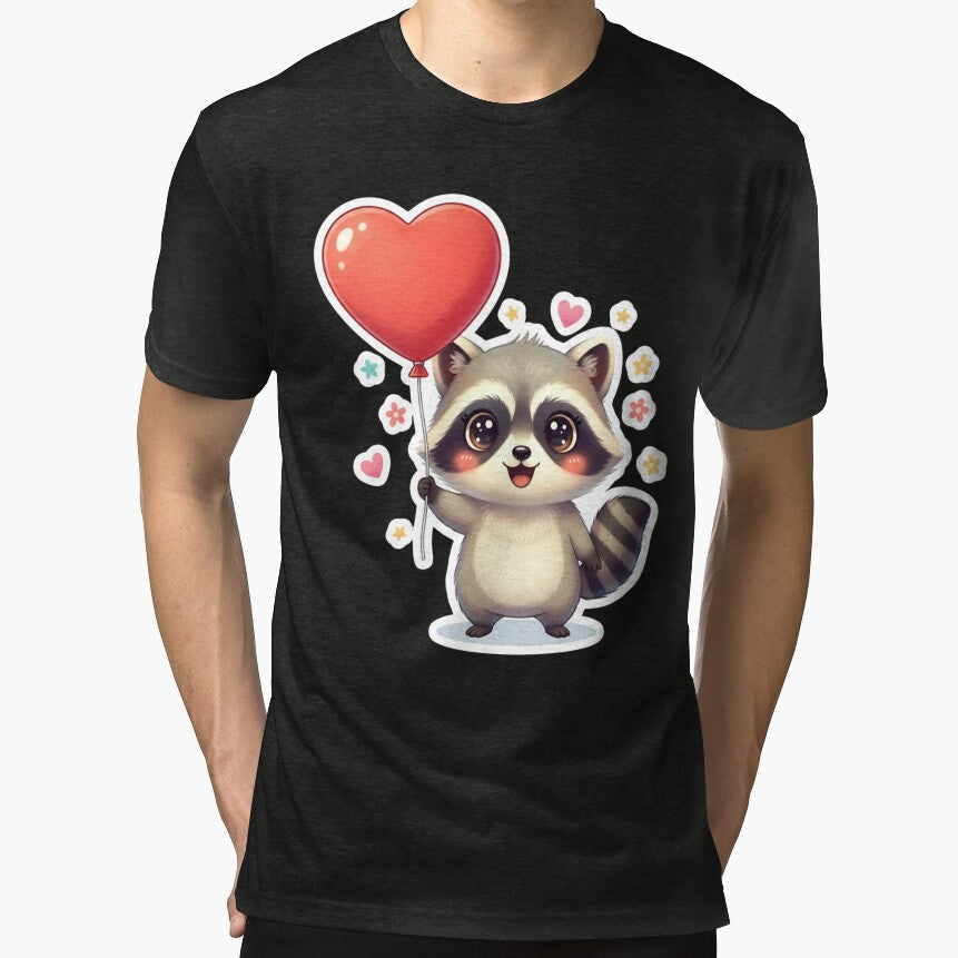 Heart-shaped raccoon by SimonsDesignArt