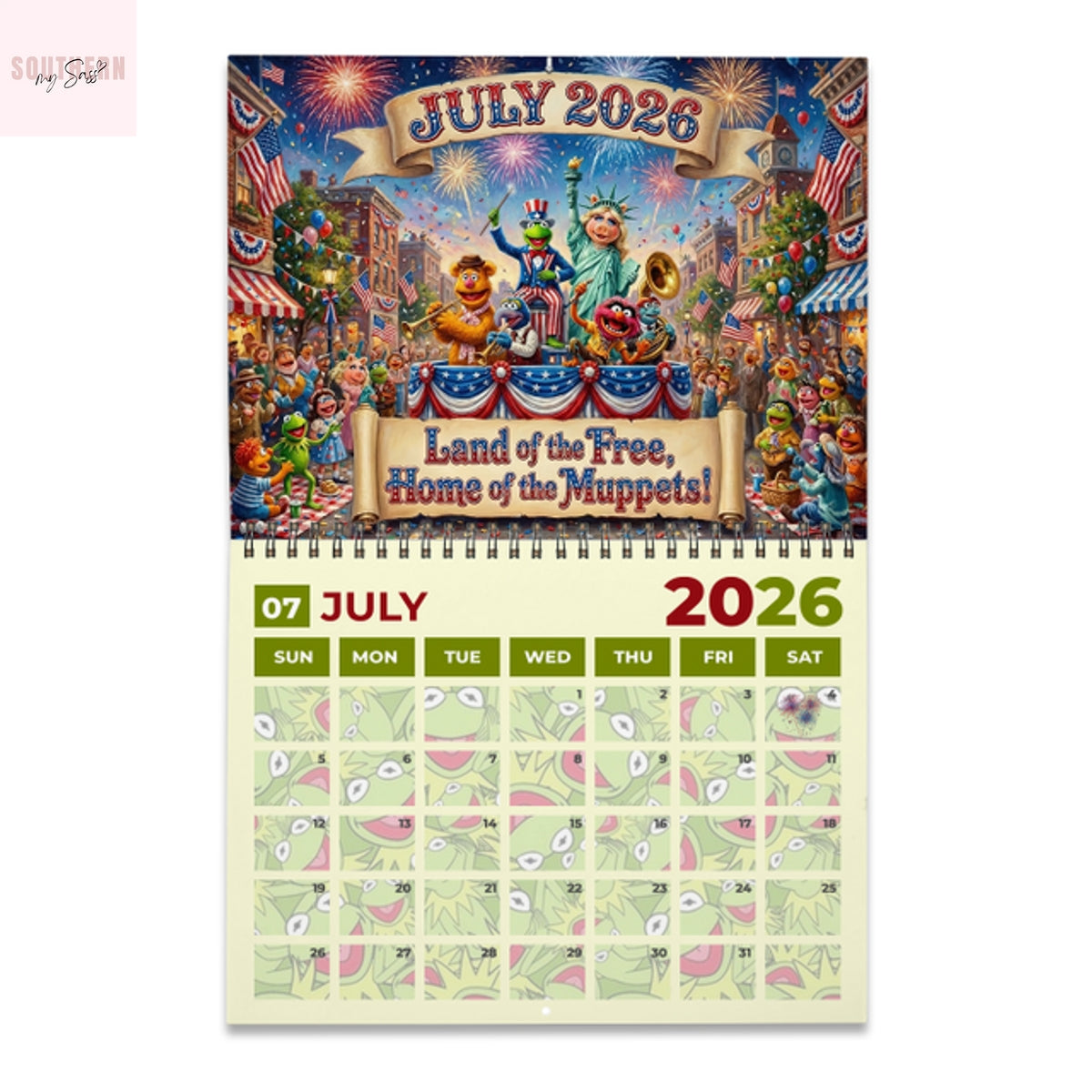 The Muppets 2026 Wall Calendar