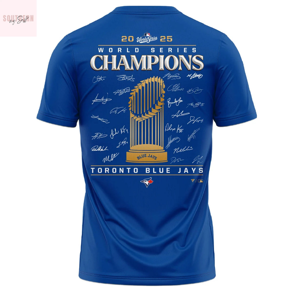 Toronto Blue Jays 2025 World Series Champions Signature 3D T-Shirt