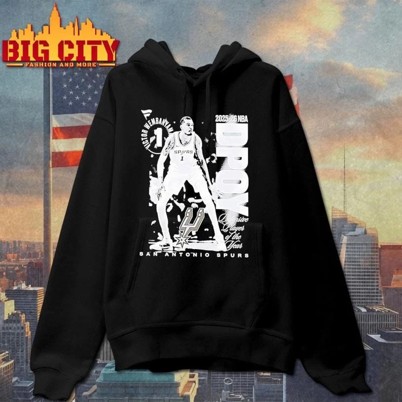 Victor Wembanyama San Antonio Spurs 2025 26 Nba Defensive Player Of The Year Legacy Shirt