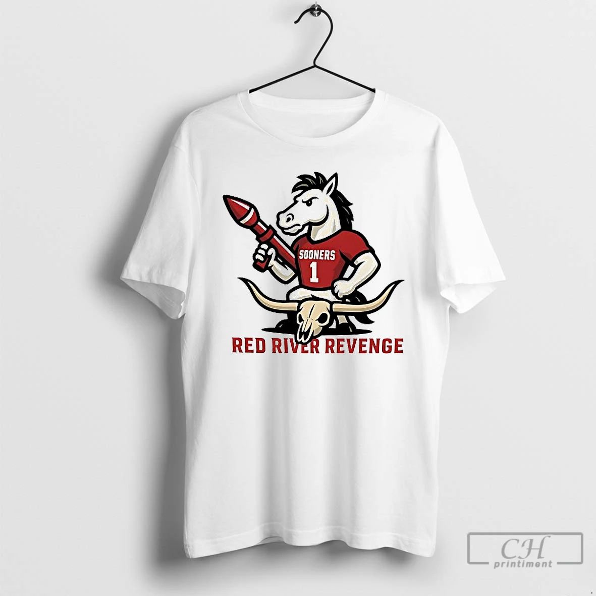 Premium Oklahoma Sooners Vs Texas Longhorns Red River Rivalry T Shirts