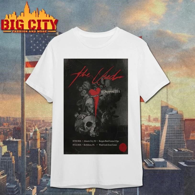 The Used May 19 2026 Atlantic City NJ And May 22 2026 Bethlehem PA Poster Shirt