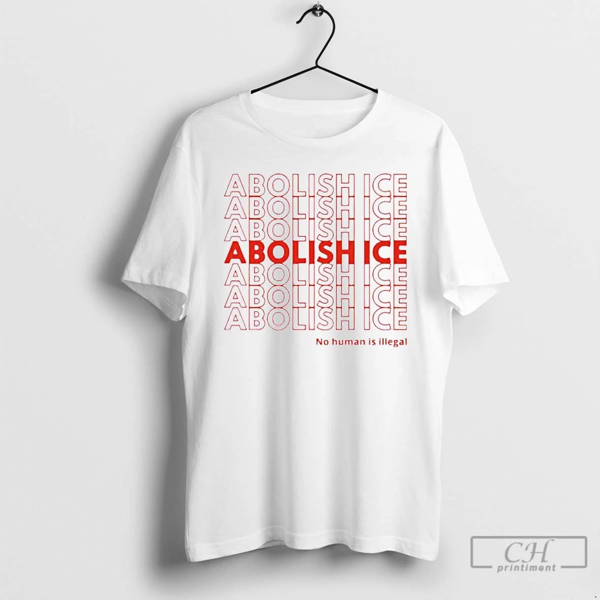 Premium Abolish Ice No Human Is Illegal Ornaments T Shirts