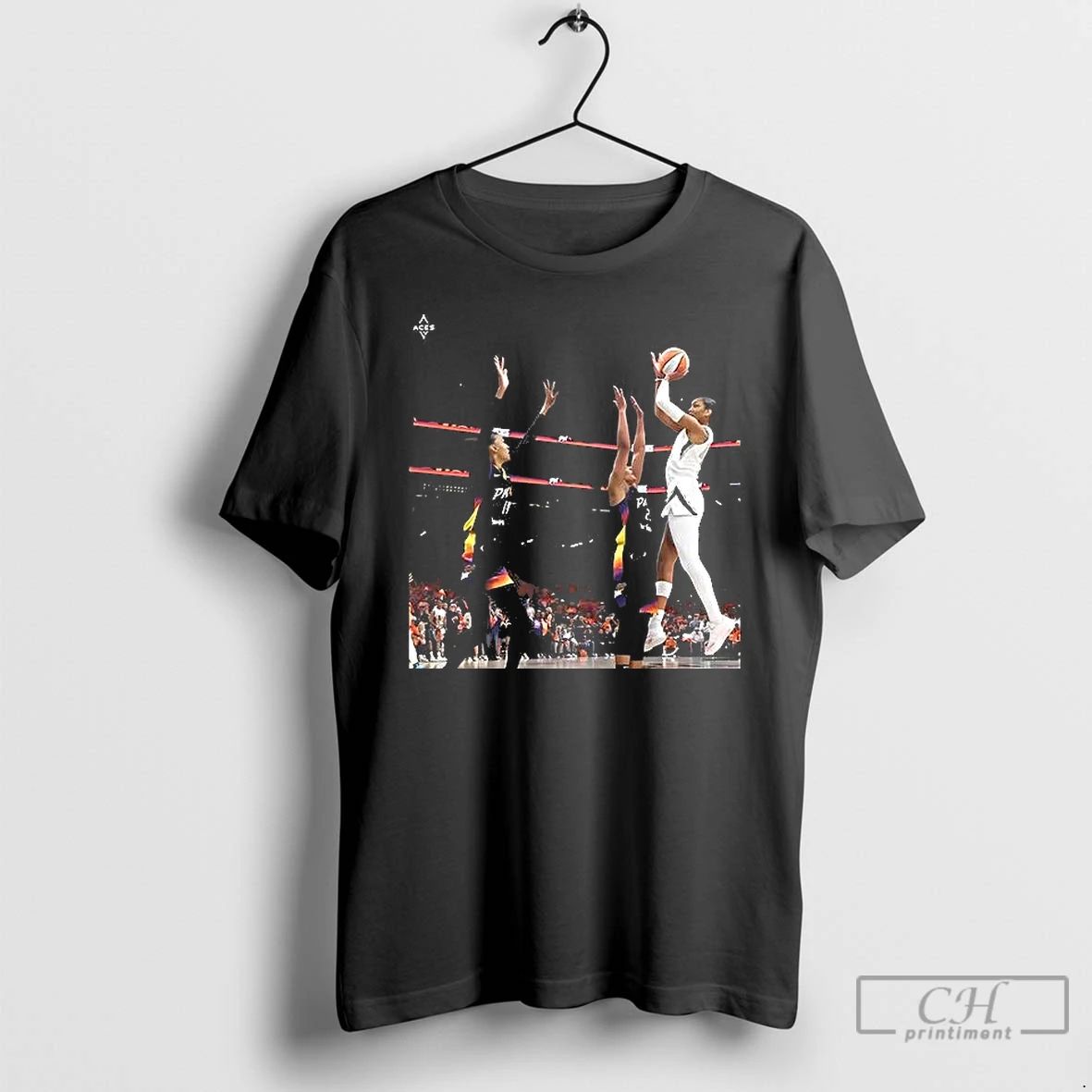 Premium Aja Wilson Hang It In The Louver T Shirts