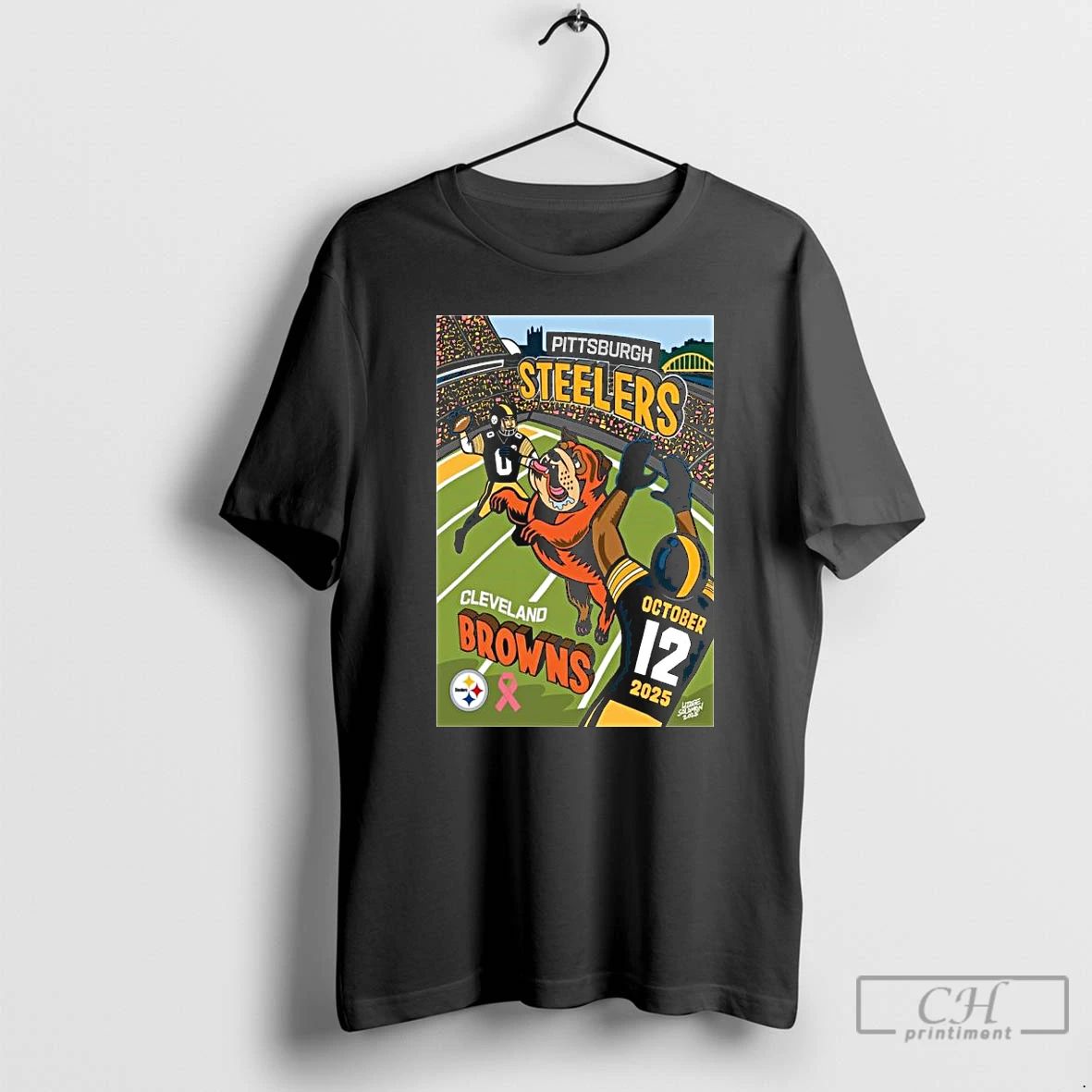 Premium Steelers X Browns Acrisure Stadium Pittsburgh Pa October 12 2025 Long Sleve T Shirts