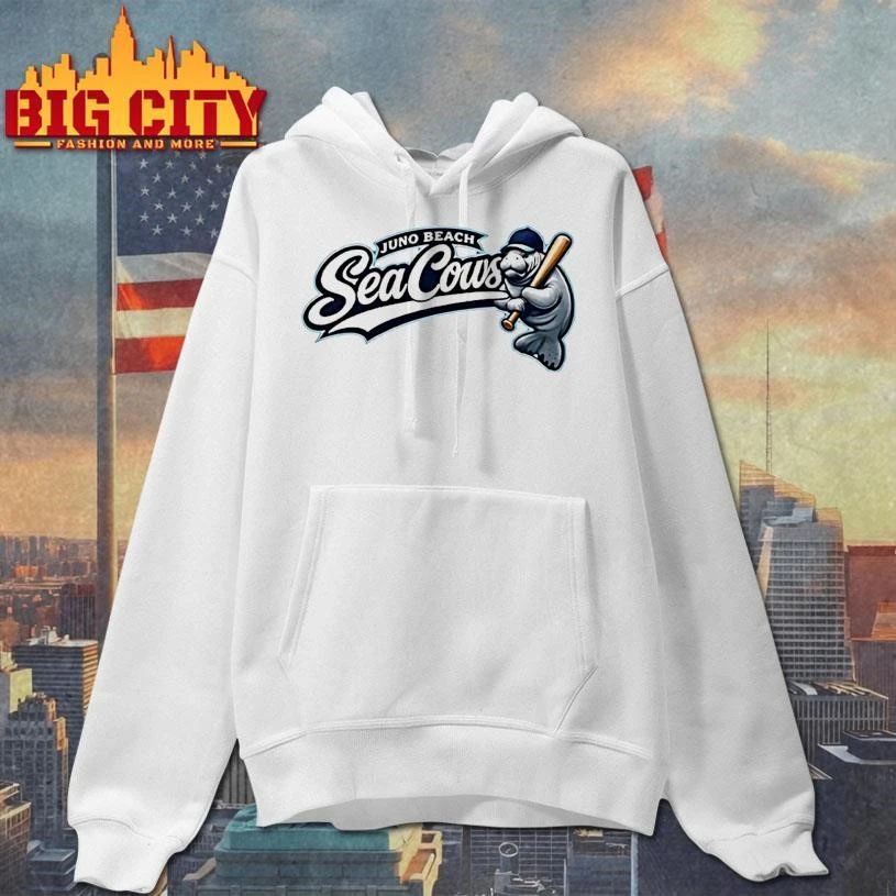 Juno Beach Sea Cows Baseball Shirt