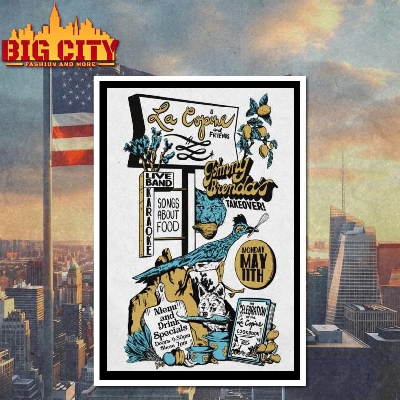 Funny La Copine and Friends May 11, 2026 Johnny Brenda’s, Philadelphia, PA Poster Shirt