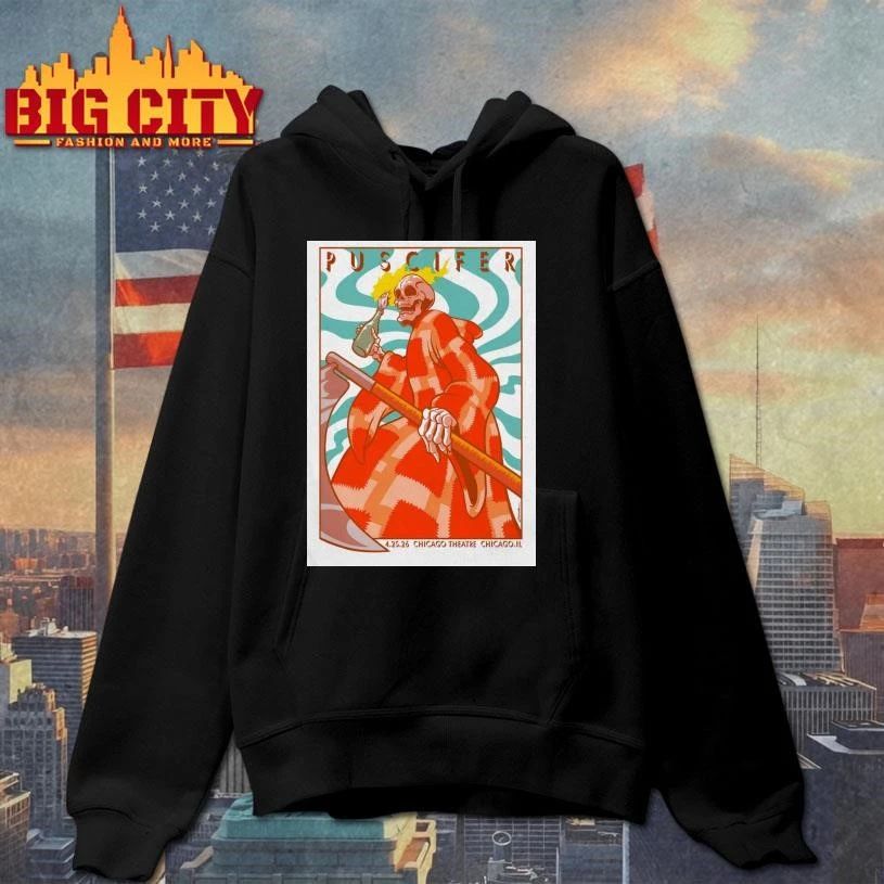 Puscifer Apr 25 2026 The Chicago Theatre Show Poster Shirt