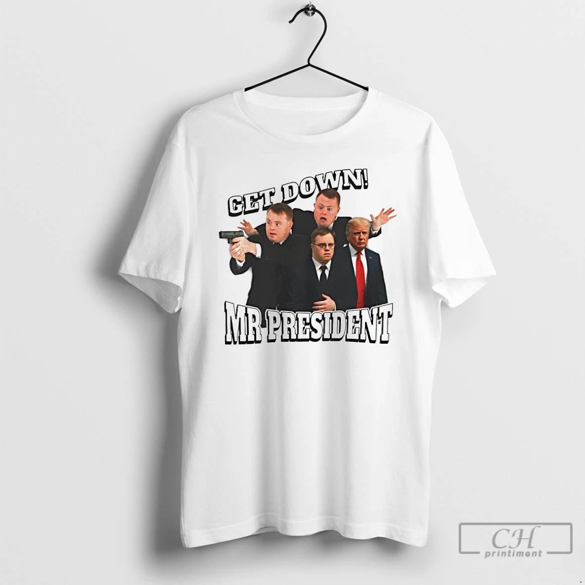 Premium Get Down Mr President Ornaments T Shirts